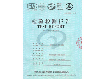 質(zhì)量檢測報告1